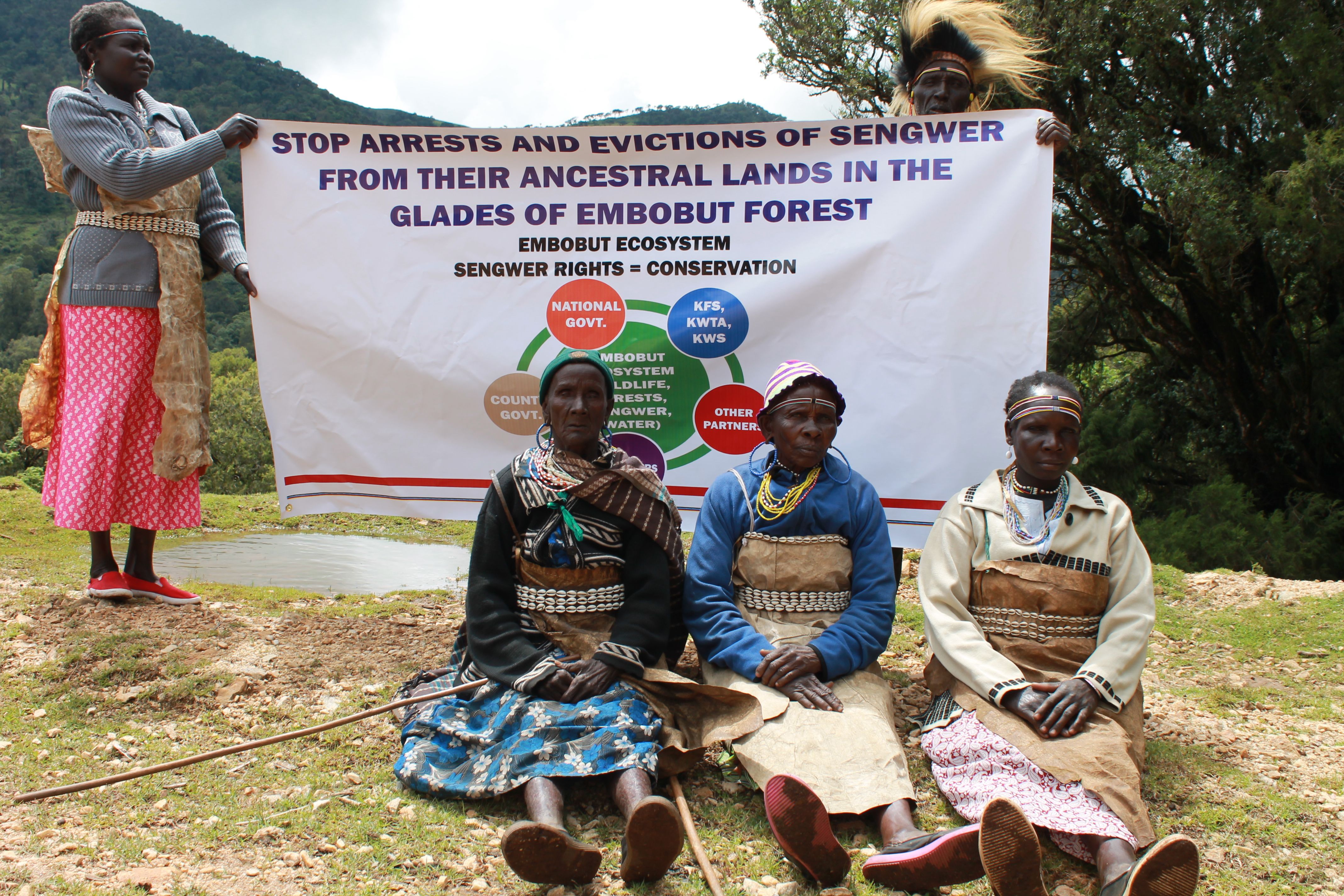 Sengwer community at Ogiek Cultural center